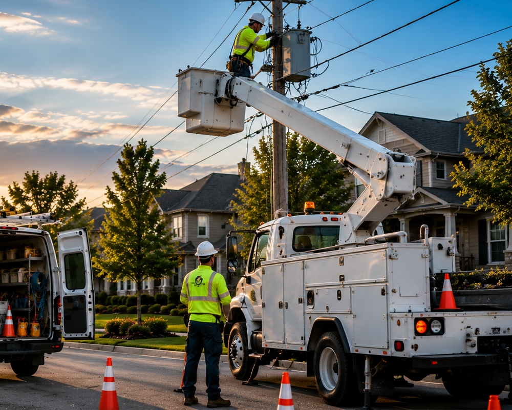 Electrical Service Business GPS Tracking