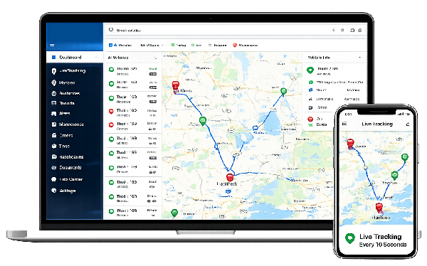 Delivery Fleet Tracking Dashboard